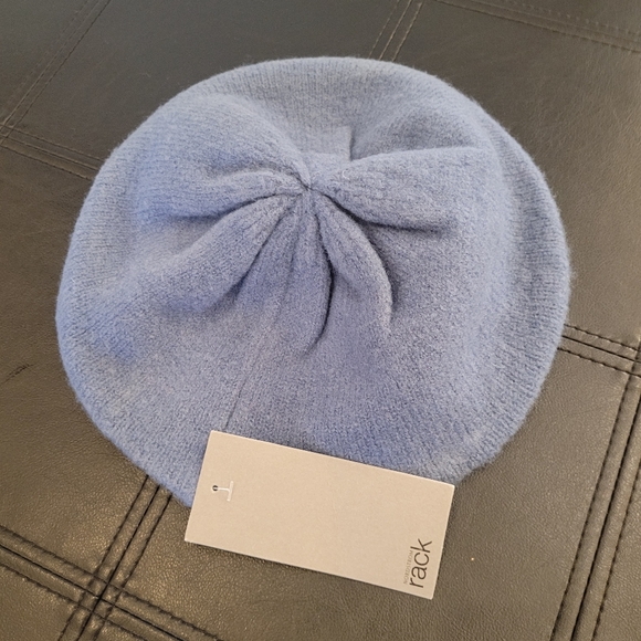 Nordstrom Accessories - Nordstrom Rack Women's Mist Blue Soft Wool Knit Beret NEW NWT